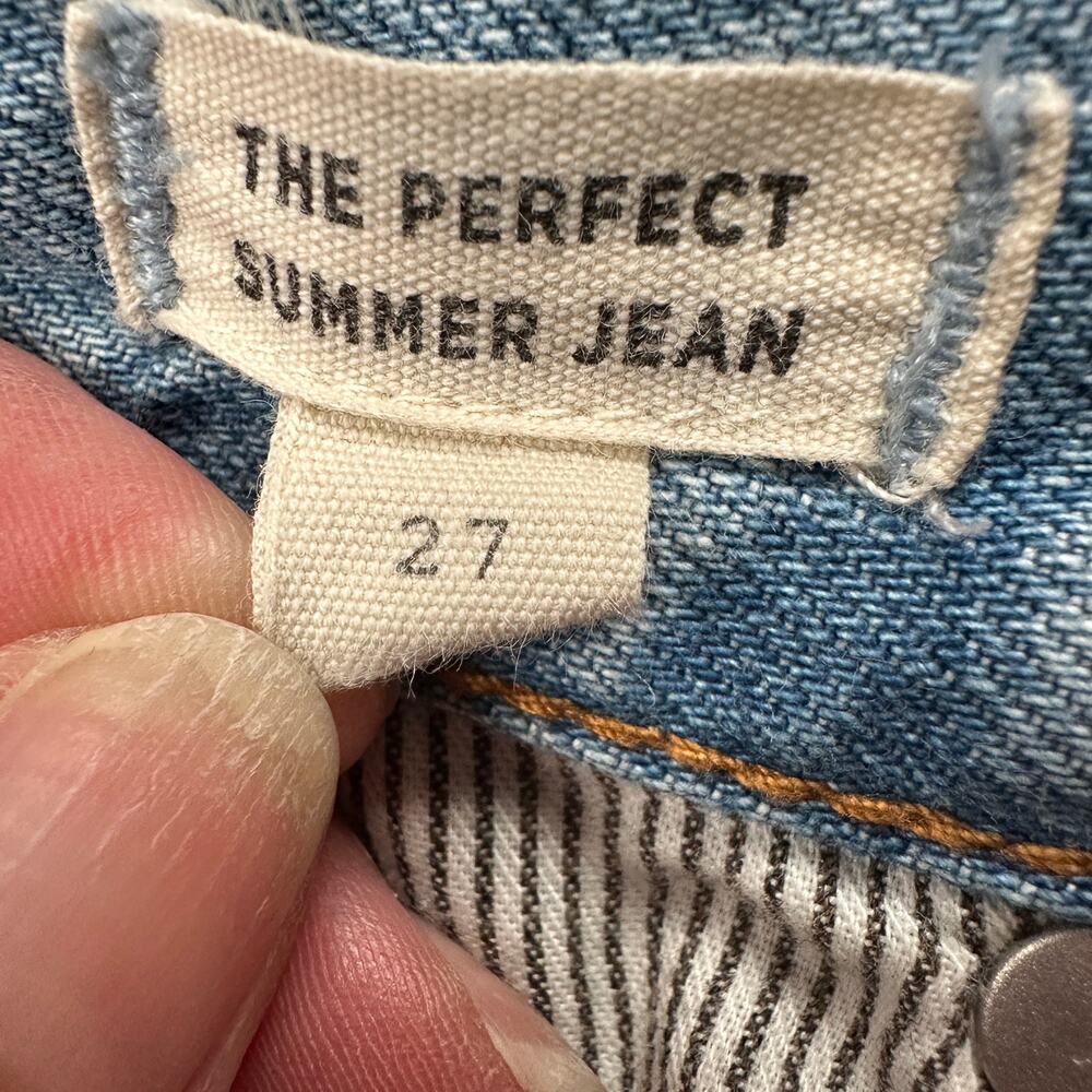 Madewell Jeans Womens 27 Blue Perfect Summer Jean Light Wash High Rise Denim - Picture 7 of 12